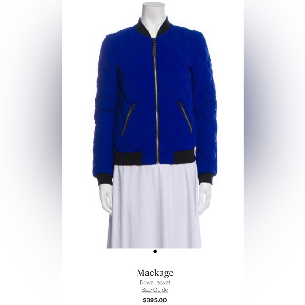 Mackage bomber jacket